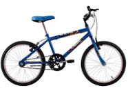 Bicicleta Infantil Aro 20 Masculina Cross Kids Azul