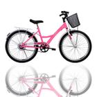 Bicicleta Infantil Aro 24 Athor Bliss 9 a 12 Anos C Cestinho