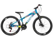 Bicicleta Infantil Aro 26 Viking Tuff 25 18 Marcha Freio Disco