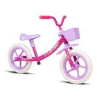 Bicicleta Infantil Balance Push Pink e Lilás - Verden