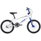 Bicicleta Infantil BMX Cross 2016 Aro 20 Branco Azul Caloi