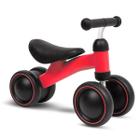 Bicicleta Infantil de Equilibrio Vermelha 4 Rodas