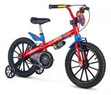 Bicicleta Infantil do Spider man Nathor Aro 16 Vermelho/Azul