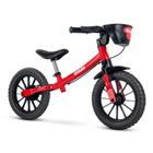 Bicicleta Infantil Equilíbrio Balance Nathor 12" Caloi Vermelha