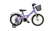 Bicicleta Infantil Feminina Aro 16 Com Cestinha Infantil Cor Bliss/lilas - Athor Bikes