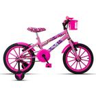 Bicicleta Infantil Feminina Aro 16 + Rodinhas Laterais