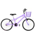 Bicicleta Infantil Feminina Aro 20 Alumínio Natural