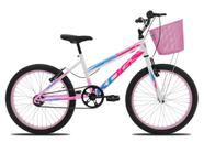 Bicicleta Infantil Feminina Aro 20 KOG com Cestinha