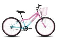 Bicicleta Infantil Feminina Aro 24 KOG Alumínio Com Cestinha