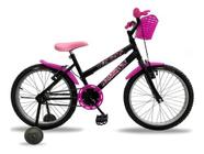 Bicicleta Infantil Feminina Com Rodinha Aro 20 Bella 2023