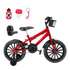 Bicicleta Infantil Masculina Aro 16 Nylon + Kit Passeio e Acelerador