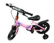 Bicicleta Infantil Menina Aro 12 Rosa Com Rodinhas Até 40Kg