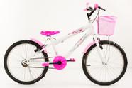 Bicicleta Infantil Menina Aro 20 com acessórios - VTC BIKES