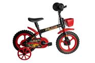 Bicicleta Infantil Menino Aro 12 Hot Styll Kids radical vermelho criança de 3 a 5 anos