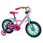 Bicicleta Infantil Nathor Aro 14 First Pro Feminina 4 Rosa