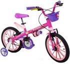 Bicicleta Infantil Nathor Top Girl Aro 16 Com Rodinhas
