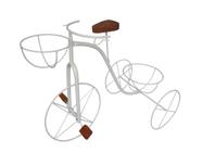 Bicicleta Jardim Decorativa Com Suporte Para Vaso