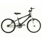 Bicicleta Juvenil Cometa Aro 20 Preta/Branca TRACK E BIKES