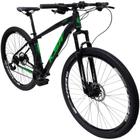 Bicicleta KSW Aro 29 Câmbio Shimano 24 Marchas Cubos K7 Freio Hidráulico com Suspensão