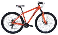 Bicicleta Masculina Alumínio Aro 29 21v Cambios Shimano Freio a disco Laranja