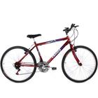 Bicicleta Masculina Aro 26 Mountain Bike - Cor Vermelha