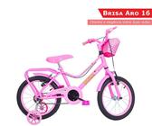 Bicicleta monark brisa aro 16 rosa