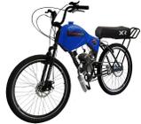 Bicicleta Motorizada 80cc Fr Disc/Susp com Carenagem Banco XR Rocket