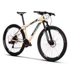 Bicicleta Mountain Bike Aro 29 M17' Freio Hidráulico Render ONE 2023 Creme Aqua Sense