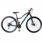 Bicicleta Mountain Bike Aro 29 TKZ Torii Aluminum 24v Freio a Disco Mecânico Suspensão Ahead Set