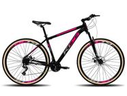 Bicicleta MTB Aro 29 KOG 21V Freio a Disco Pneu Faixa Bege