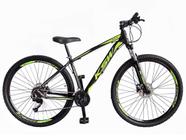 Bicicleta MTB Aro 29 KSW 27 Marchas Freio Hidráulico K7 Suspensão Trava