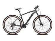 Bicicleta MTB KSW XLT 24V Aro 29 Freio Hidráulico Faixa Beje