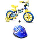 Bicicleta Nathor Shark Aro 12 Infantil Com Capacete