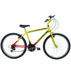 Bicicleta Passeio 18v Aro 26 Masculina Amarelo / Laranja