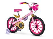 Bicicleta Princesas Infantil Aro 16 Nathor com Rodinhas