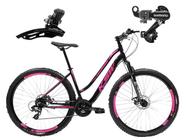 Bicicleta Rebaixada Feminina 29 KSW 21V Shimano Freio Disco