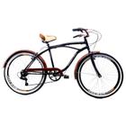 Bicicleta Retro Aro 26 Beach Masculina 7v + Shimano - Route