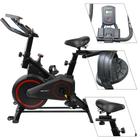 Bicicleta Spinning Ergométrica EvoPro Mecânica Roda de Inércia Suporta até 130kg Potência e Desempenho  Mile Fitness