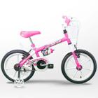 Bicicleta Infantil Aro 16 Moto Bike C/ Rodinha Menino - Glumi