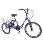 Bicicleta Triciclo Deluxe- Aro 26 Completo Com 21 Marchas