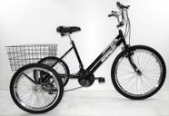 Bicicleta Triciclo Luxo Aro 26 Completo 21 Marchas Rebaixado