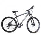 Bicicleta Trinx STI 2.0 Aro 29 Freio/DISC Susp 24V Kit Shimano Preto com Cinza