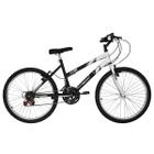 Bicicleta Ultra Bikes Aro 24 Feminina Bicolor Freio V Brake