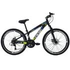 Bicicleta Viking X TUFF25 Freeride Aro 26 Freio a Disco 21V Cambios Shimano Preto Amarelo Vikingx