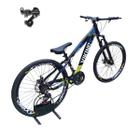 Bicicleta Vikingx 24V Tuff 25 Cambio Shimano Traseiro Aluminio Rodas Vmaxx Mtb Freeride