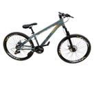 Bicicleta Vikingx Tuff 30 Aro 26 Aluminio 21v Mtb Freeride Suspensão Dianteira