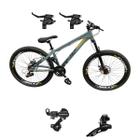 Bicicleta Vikingx Tuff 30 Aro 26 Aluminio Cambios Shimano Rodas Vmaxx 21v