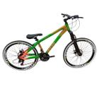 Bicicleta Vikingx Tuff 35 Aluminio 24V Rodas Vmaxx Freio Hidraulico Mtb Freerider