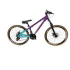 Bicicleta Vikingx Tuff 44 Aluminio Aro 26 Freio a Disco 21v Suspensão Dianteira