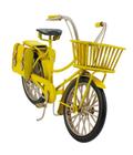 Bicicleta Vintage Amarela - Enfeite Retrô - Taimes